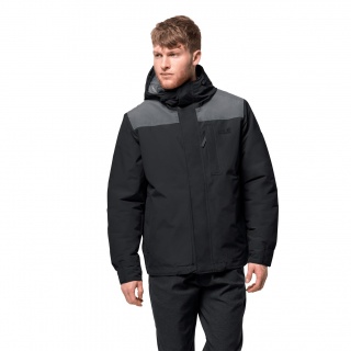 Jack Wolfskin Winterjacke Oakwood schwarz Herren